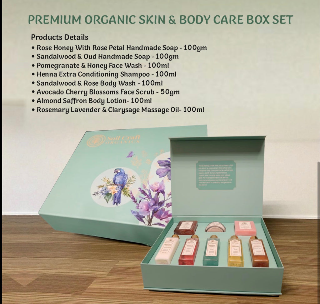 Soilcraft organics skin & body care gift set